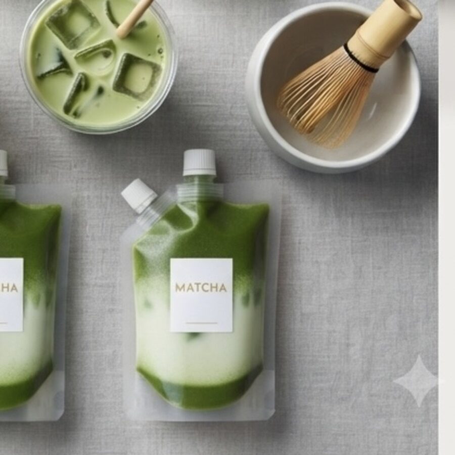 Bolsa de matcha Beat House lista para servir